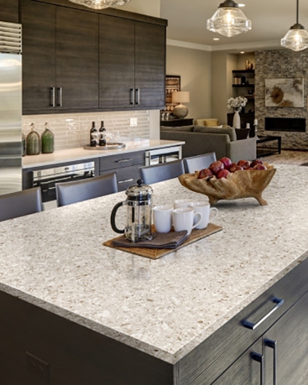 Radianz quartz countertop and solid surface materials